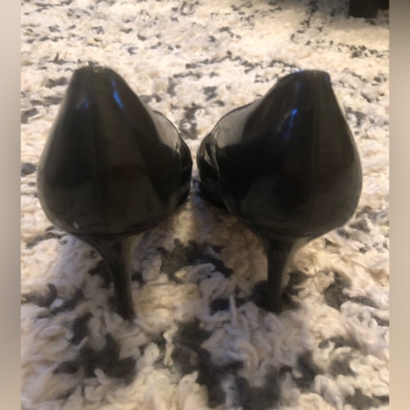 Kate Spade dark green peep toe heels size 6 - Picture 6 of 7
